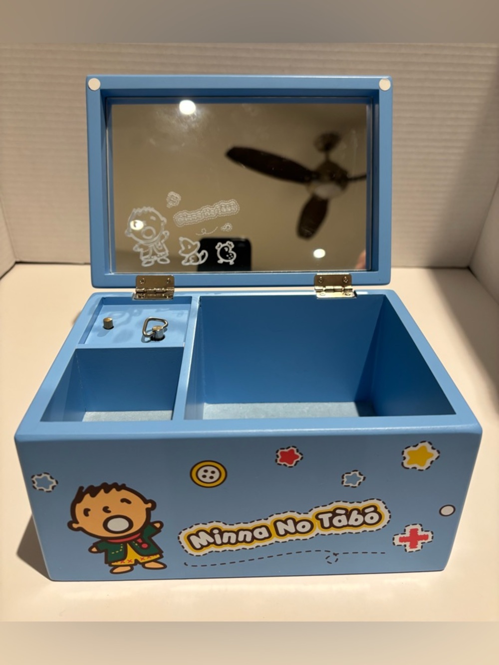 VTG 2006 Sanrio Minna No Tabo Musical Jewelry Box Song Raindrops Rare VGUC